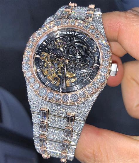 iced out replica|audemars piguet iced out skeleton.